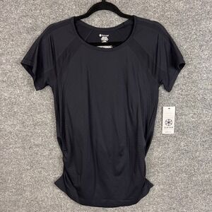 NEW Gaiam Women's Activewear‎ T-Shirt Large  Yoga Top Short Sleeve Seamless